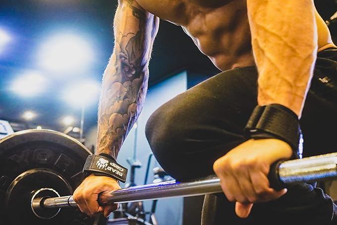 RUBBER BEAR GRIP Multi Grip Straps/Hooks, Premium Heavy duty weight lifting straps/gloves - Image 4