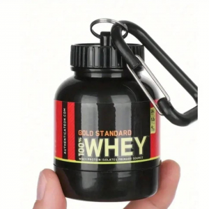 Mini Protein - Creatine Powder Storage Holder Distributor Keyring