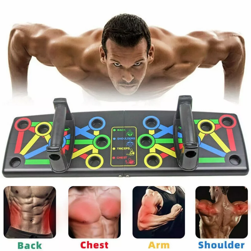 14 in 1 Push Up Board Fitness Workout Train Gym Muscle Exercise Press